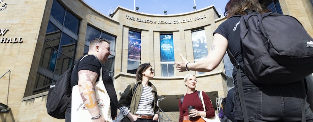 Excursão a pé guiada por Music Mile em Glasgow