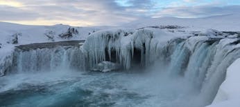 Lake Myvatn and Godafoss waterfall day tour from Akureyri