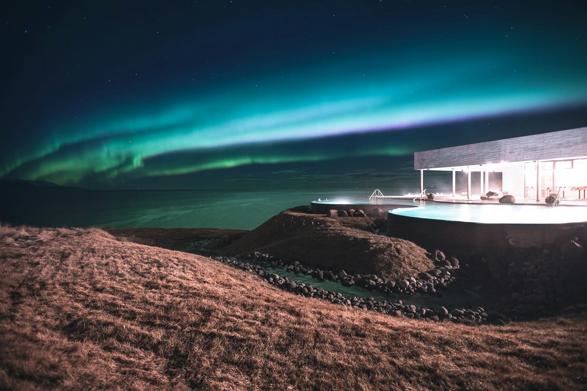 Northern lights and GeoSea geothermal baths tour from Akureyri Musement