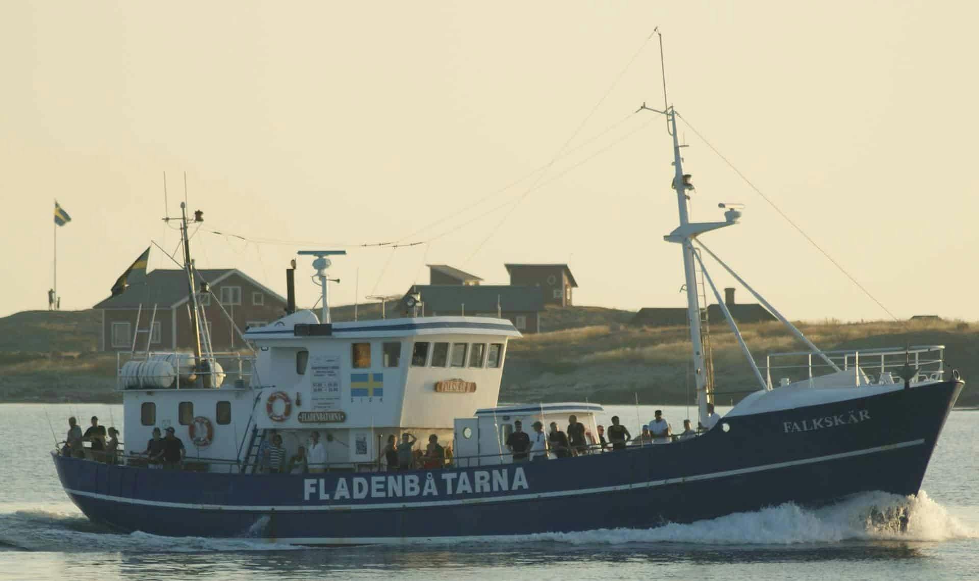 8-timers fisketur fra Varberg med båten Falkskär II