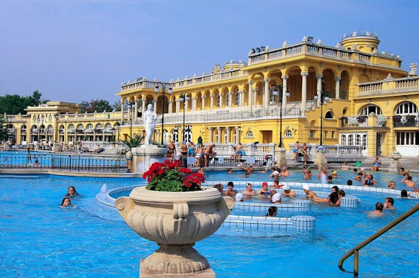 Dinercruise in Boedapest en combo-tour door Széchenyi thermale baden