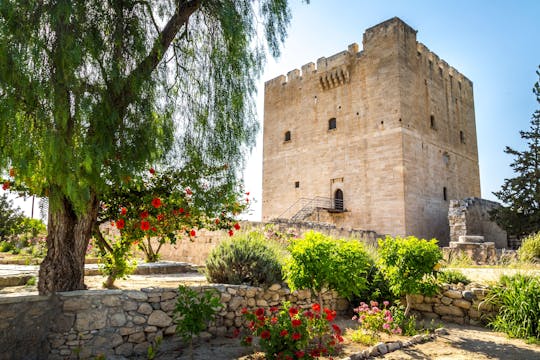 Visite de Kourion antique, du château de Kolossi, d'Omodos et de vignobles