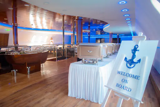 Cyprus Night Cruise on the Ocean Vision with Fireworks