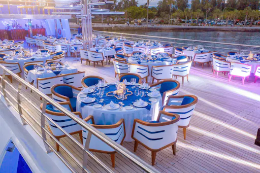 Cyprus Night Cruise on the Ocean Vision with Fireworks