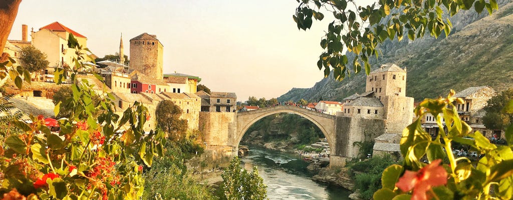 Transfer from Sarajevo to Dubrovnik passing Mostar, Blagaj, and Kravice falls