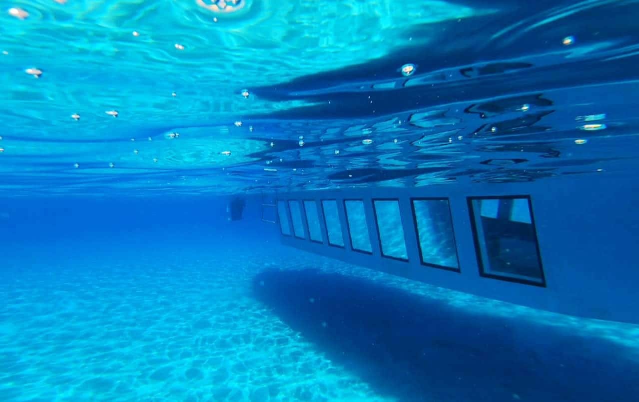 Hippo Submarine Cruise in Lindos with Navarone Bay Swim
