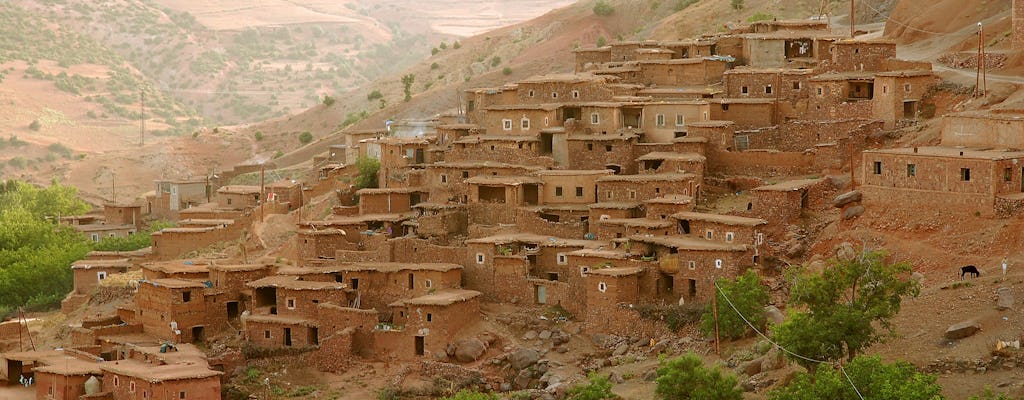 Désert d'Agafay, montagnes de l'Atlas et balade à dos de chameau au départ de Marrakech