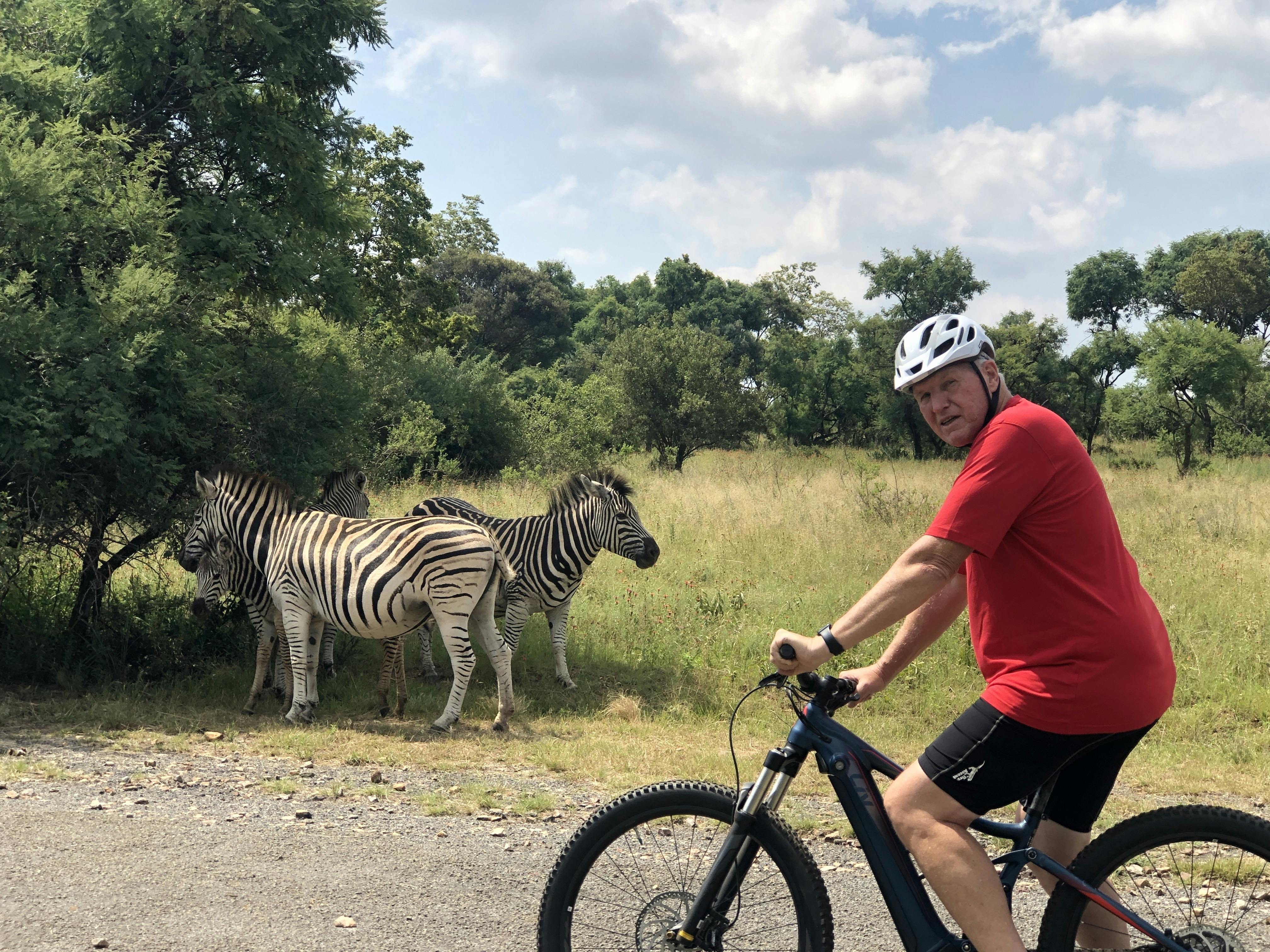 E-Biking guided tour to Groenkloof Nature Reserve with treats