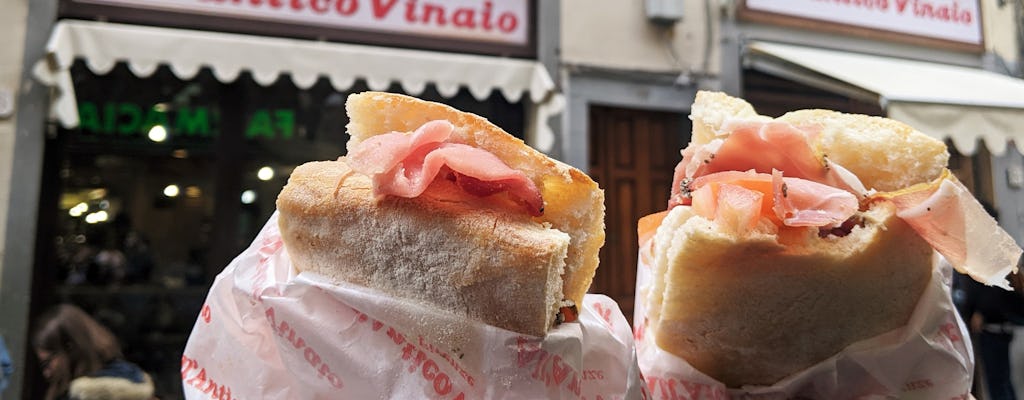 Visite gastronomique de Florence avec dégustation coupe-file à All'Antico Vinaio