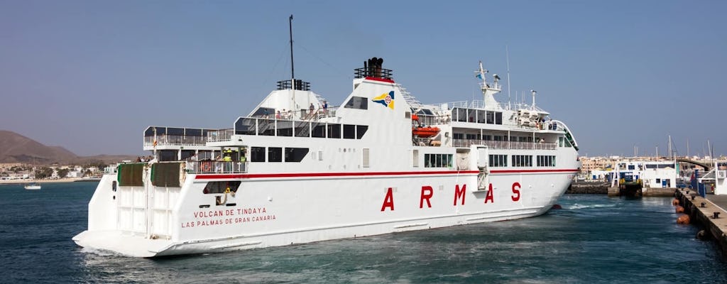 Edestakainen Naviera Armas -lauttalippu Lanzarotelle