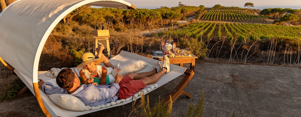 Aperitivo al atardecer con amigos en Osteria senz'Oste