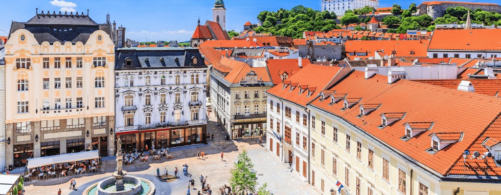 Rondleiding door het centrum van Bratislava vanuit Wenen met koffie en cake