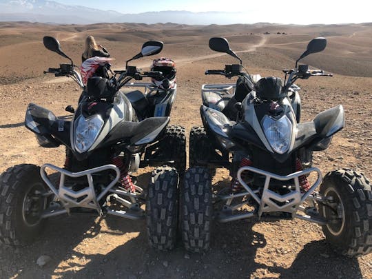 Avventura nel deserto in quad di Agafay da Marrakech di mezza giornata