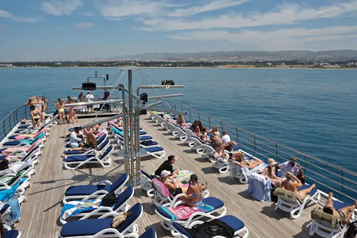 Paphos Ocean Vision Night Cruise with Show Ticket