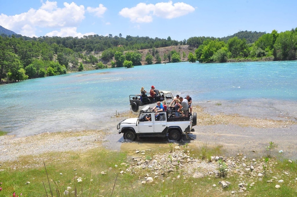 Rafting e aventura de safári de jipe no Koprulu Canyon