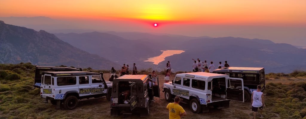 4x4-Sonnenuntergang-Safaritour auf Kreta