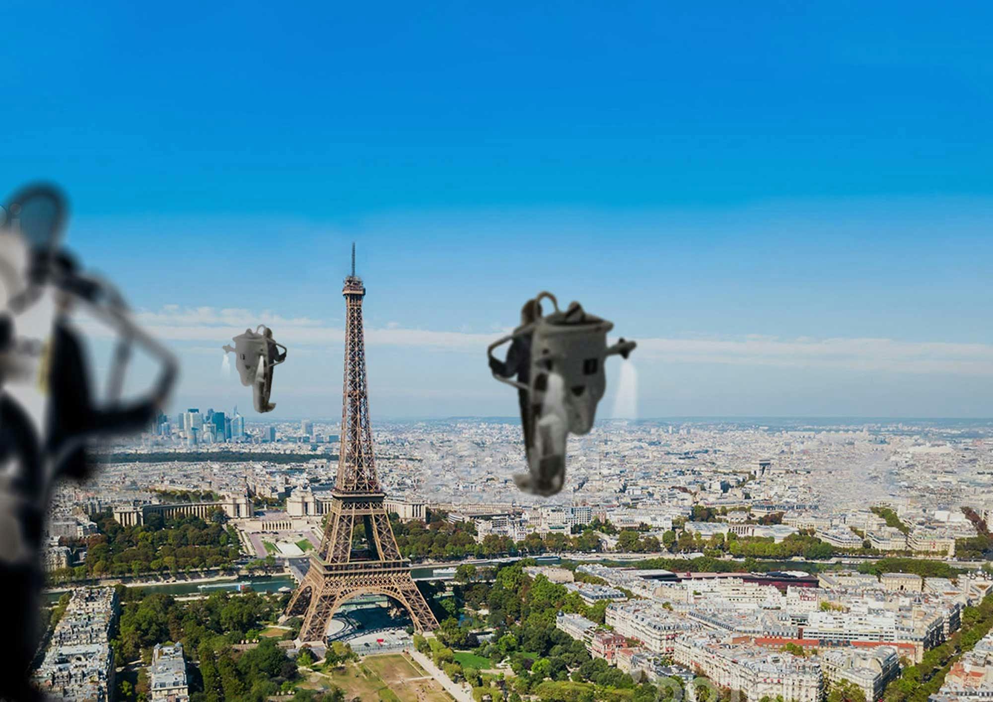 Het viaduct van Parijs in virtual reality