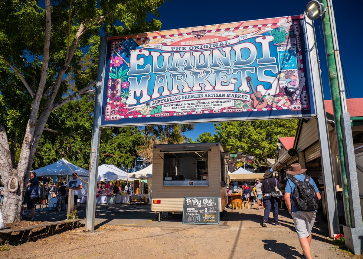Sunshine Coast en Noosa Eumundi Markten Bustransfer terug