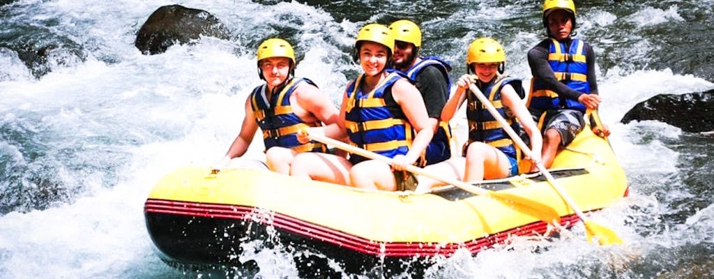 Half-day White water rafting adventure on the Ayung river