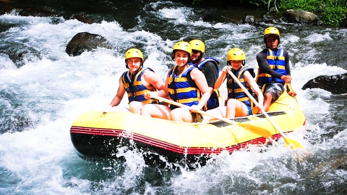 Wildwater rafting avontuur van een halve dag op de Ayung rivier