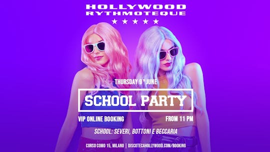 Thursday Night | School Party: Severi, Bottoni E Beccaria