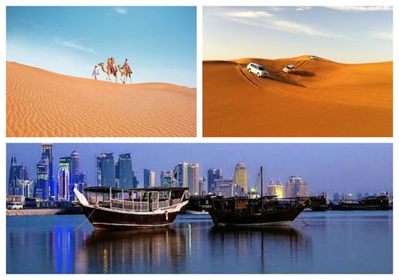 Cidade privada de Doha com museu e safári no deserto