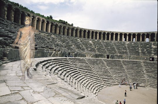 Antiguo Perge, anfiteatro romano de Aspendos y cascadas de Kursunlu