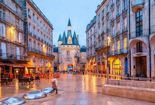 Walking guided tour at Bordeaux by night