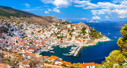 Excursion en bateau vers l'île d'Hydra avec visite guidée de la ville