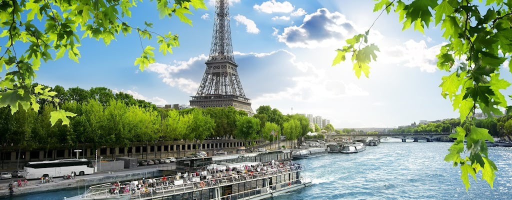 Tootbus Must See Excursão de ônibus hop-on hop-off em Paris com cruzeiro