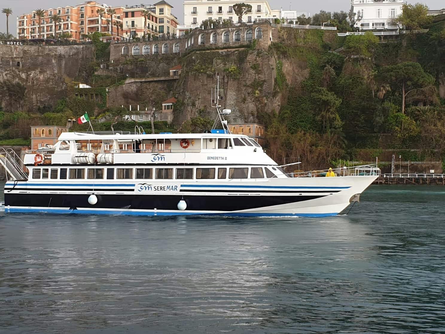Positano en Amalfi met de Ferry