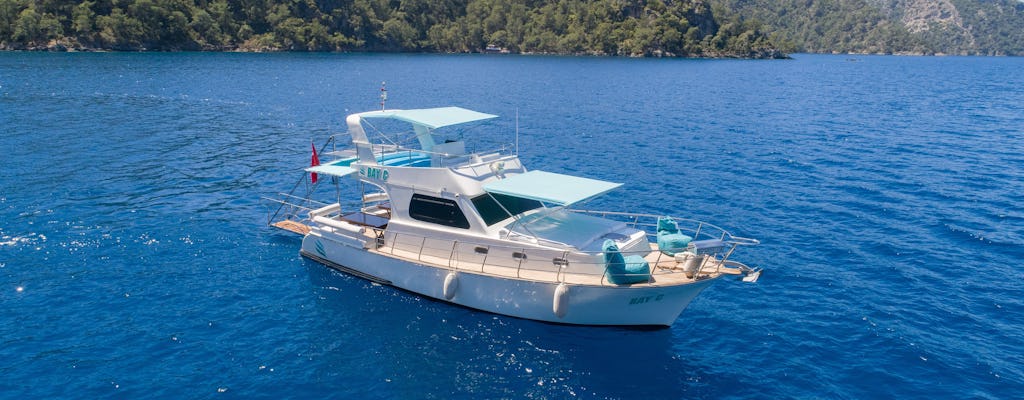 Excursion en bateau privé dans les baies de Fethiye avec déjeuner