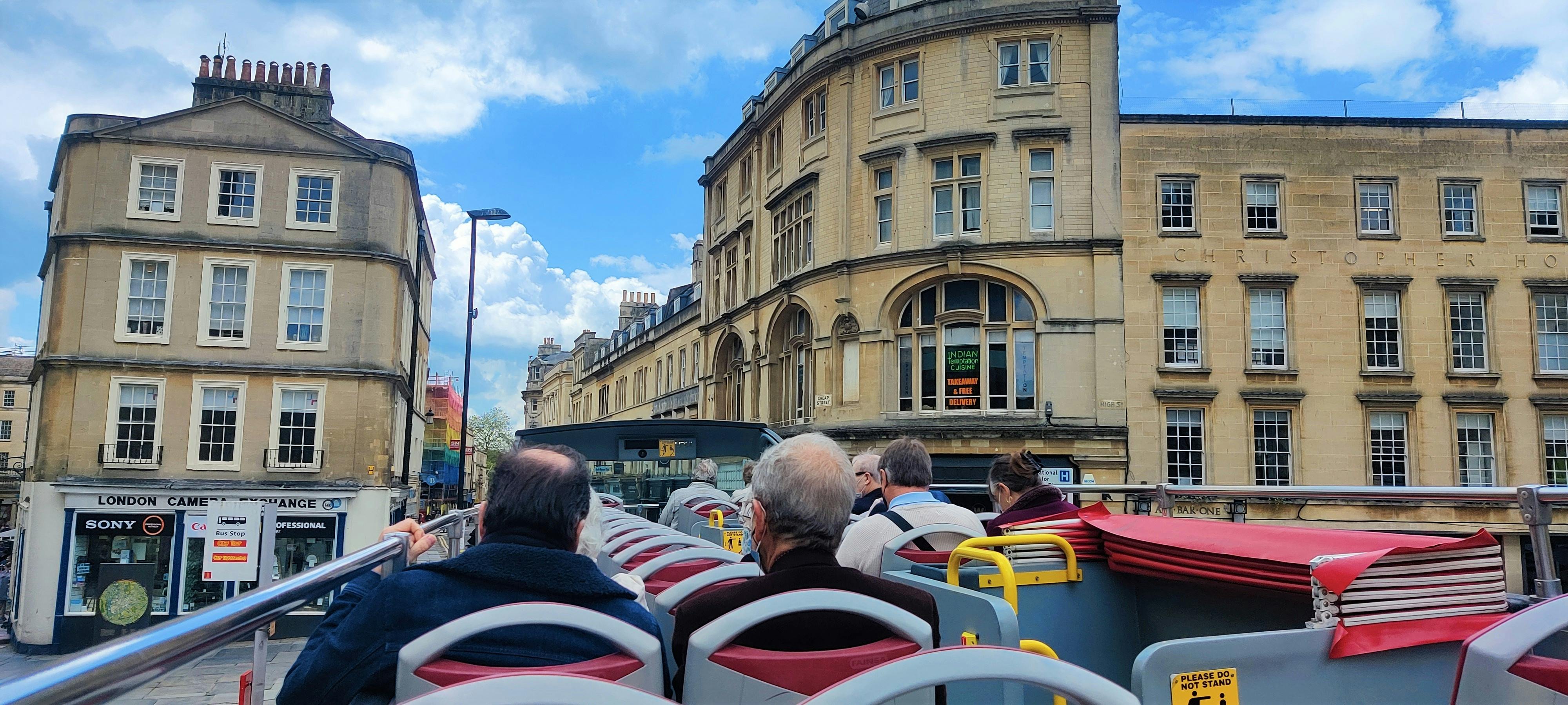 Wycieczka odkrywająca Bath z możliwością wsiadania i wysiadania autobusem Tootbus