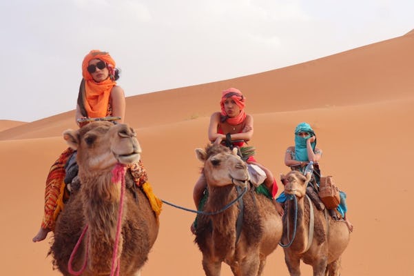 Viagem privada de 3 dias no deserto de Marrakech a Merzouga