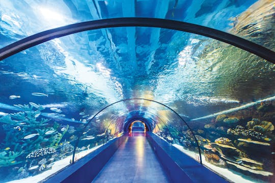 Antalya aquarium with shuttle