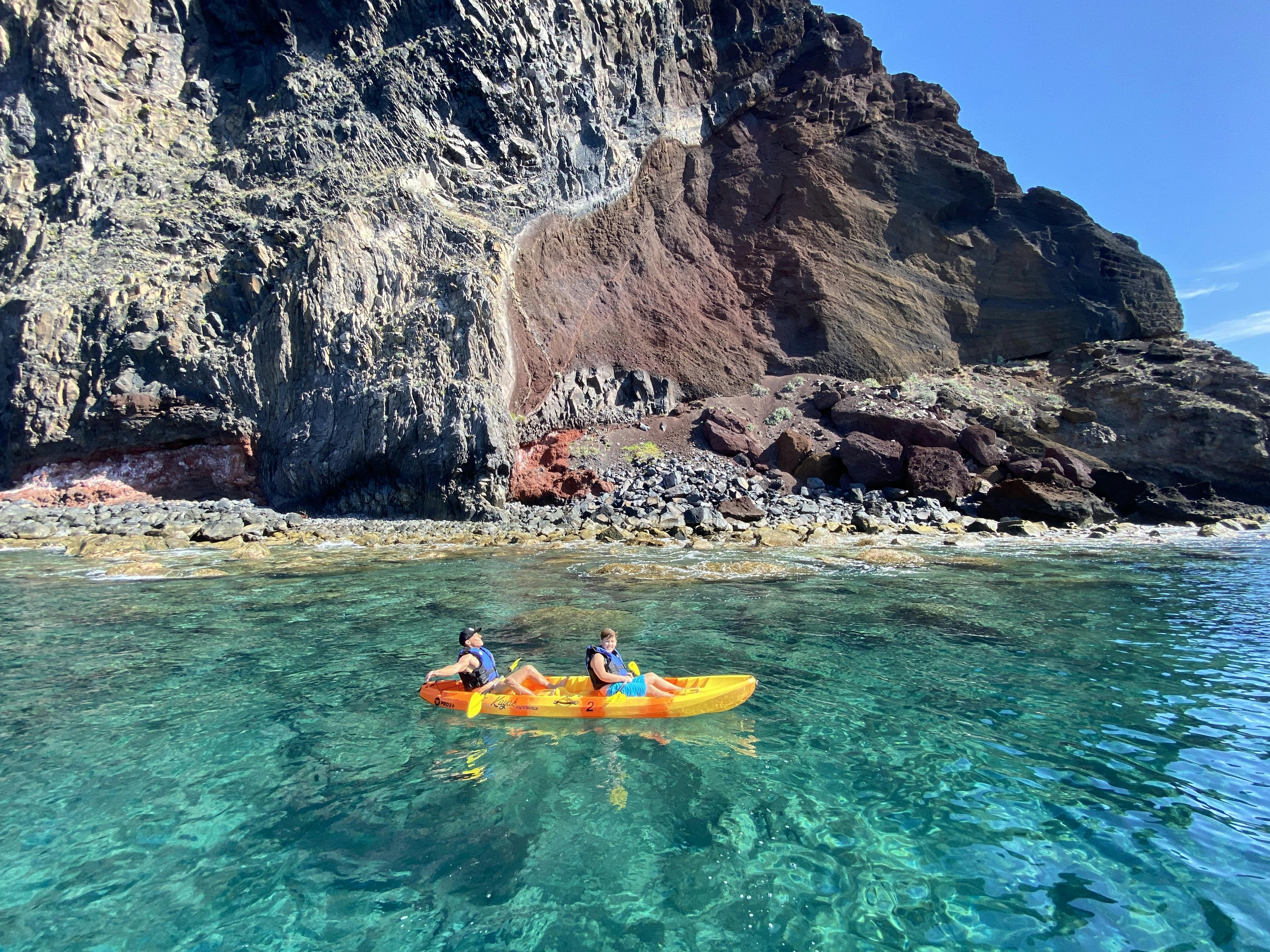 Madeira kayak experience at Ponta de São Lourenço