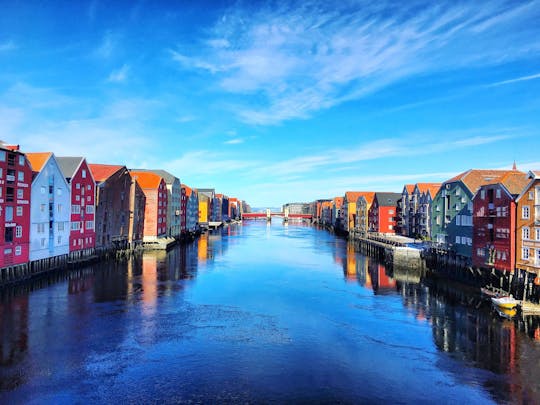 Guided sightseeing public tour on the river and fjord in Trondheim