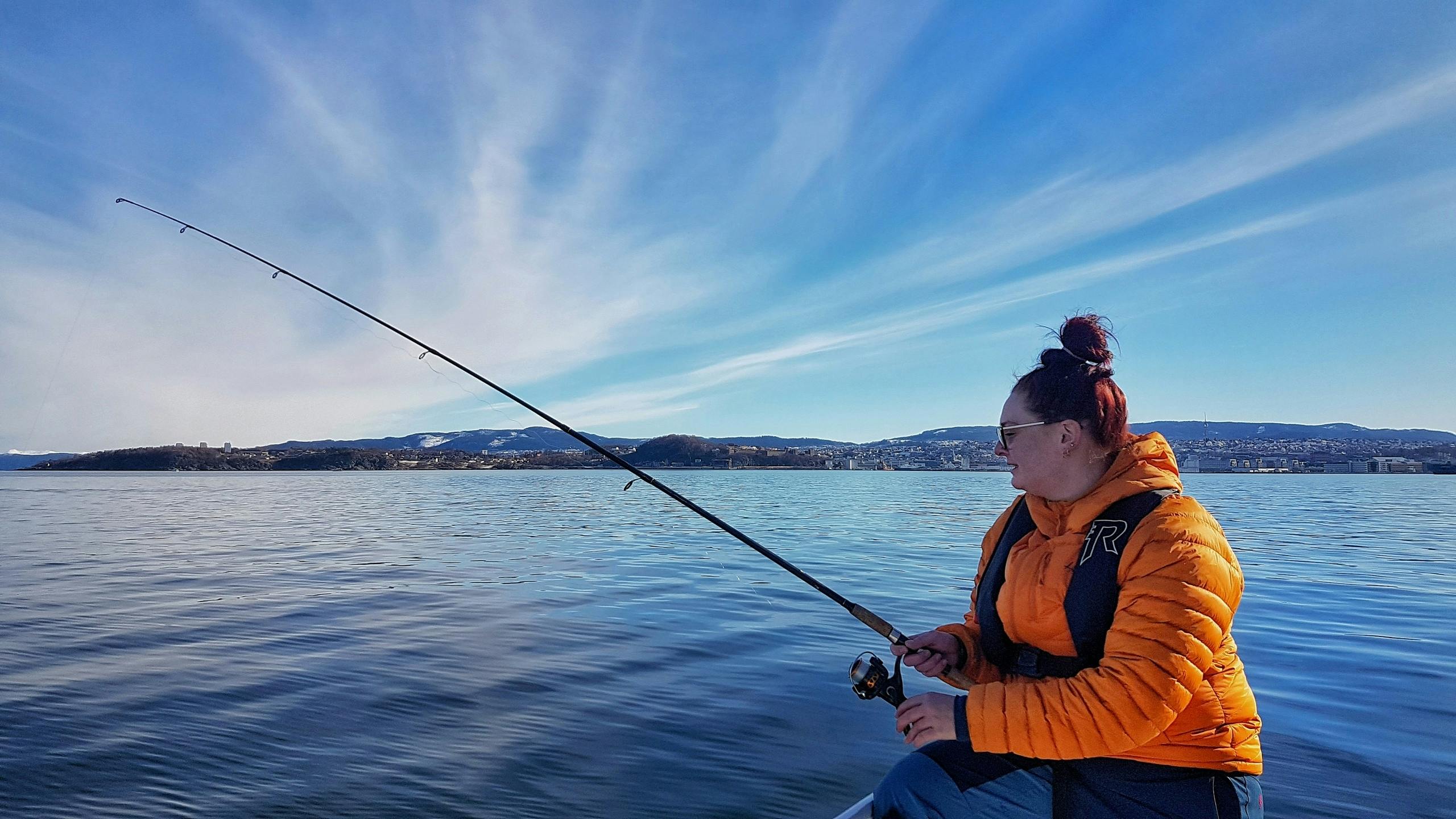 Experiencia de pesca privada en el fiordo de Trondheimsfjord
