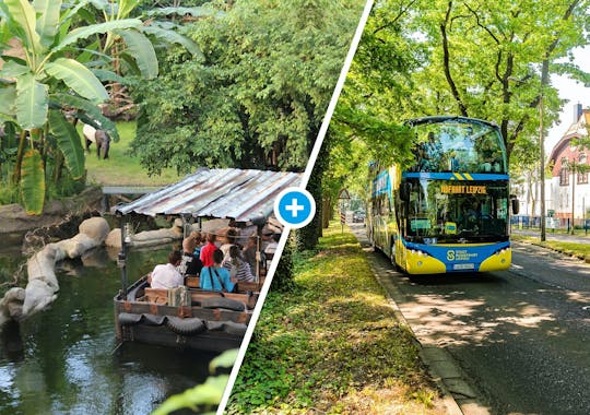 Zoo di Lipsia e tour in autobus hop-on hop-off