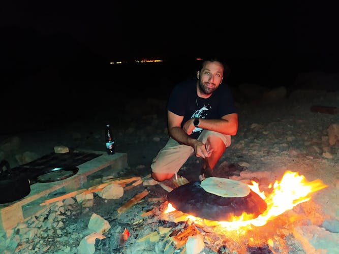 Summer night tour in Eilat mountains
