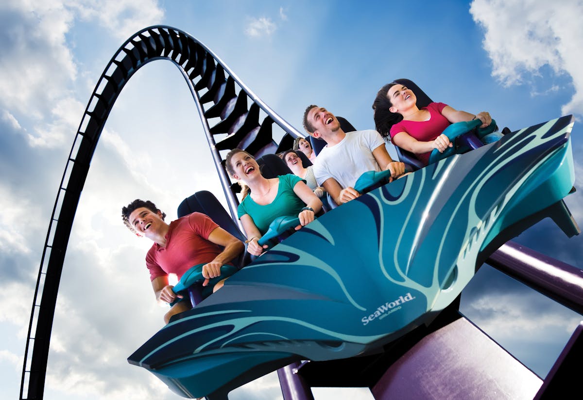 SeaWorld, Aquatica & Busch Gardens 2 & 3 Bezoek Tickets + Eet Gratis 2026
