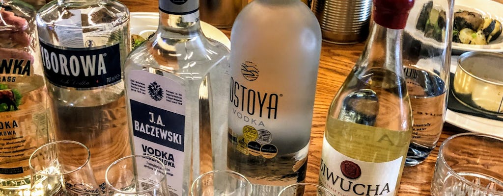 Wodka-proeverij in Warschau