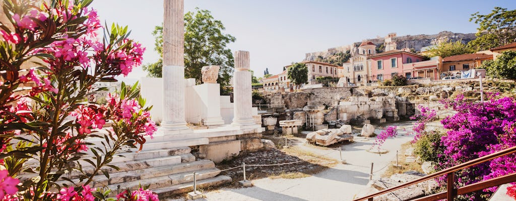 Self guided tour with interactive city game of Athens