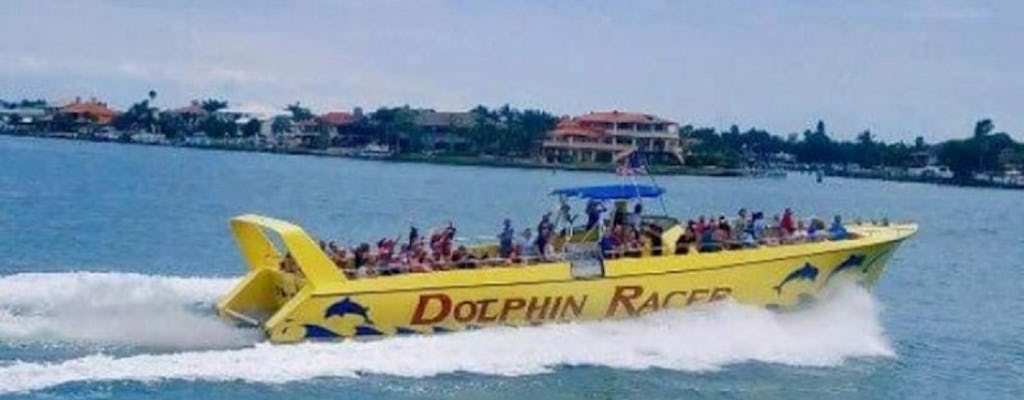 Excursión en lancha motora de carreras de delfines por San Petersburgo