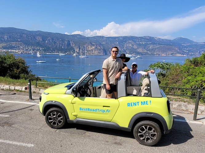 4-hour road trip from Nice to Monaco in an electric convertible