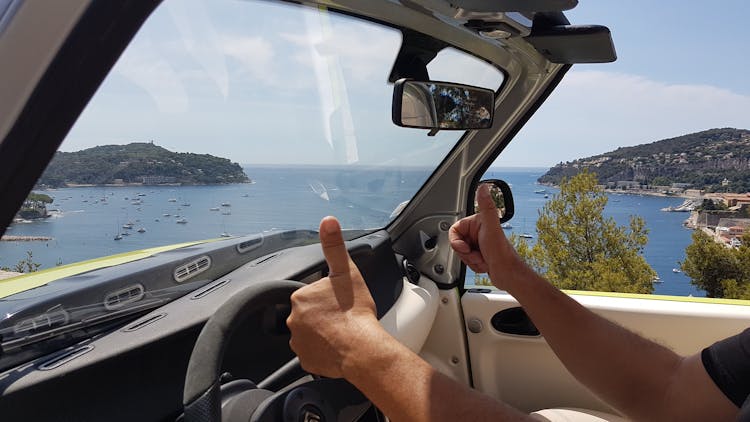 4-hour road trip from Nice to Monaco in an electric convertible