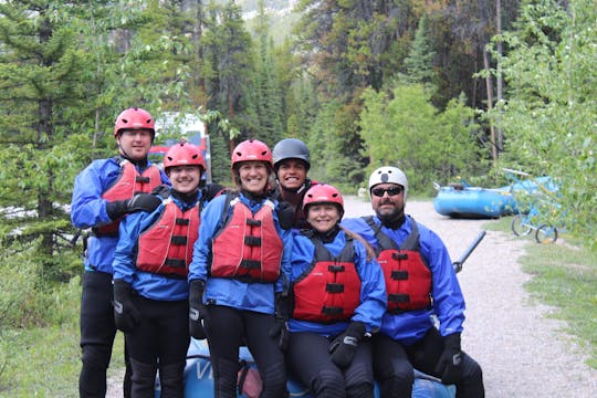 Sunwapta river's Class 3 rapids rafting