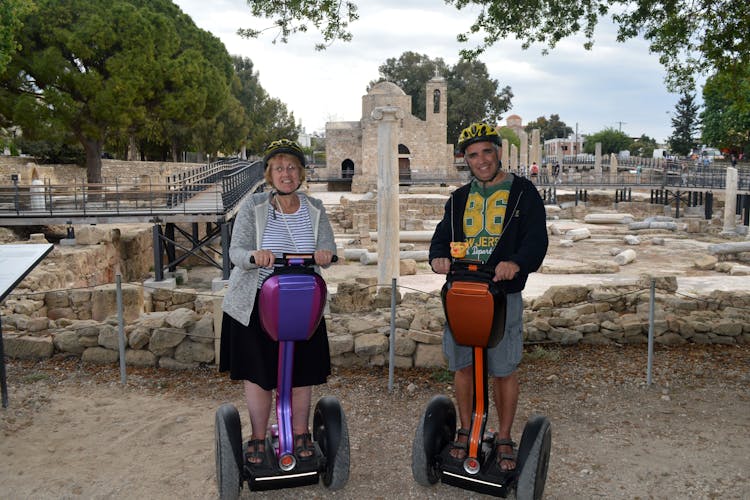 Paphos Electric Scooter Small Group Tour with Transport