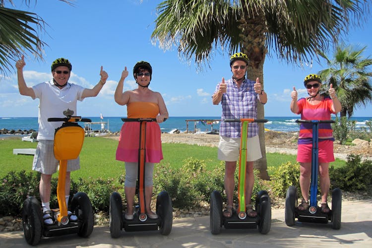 Paphos Electric Scooter Small Group Tour with Transport