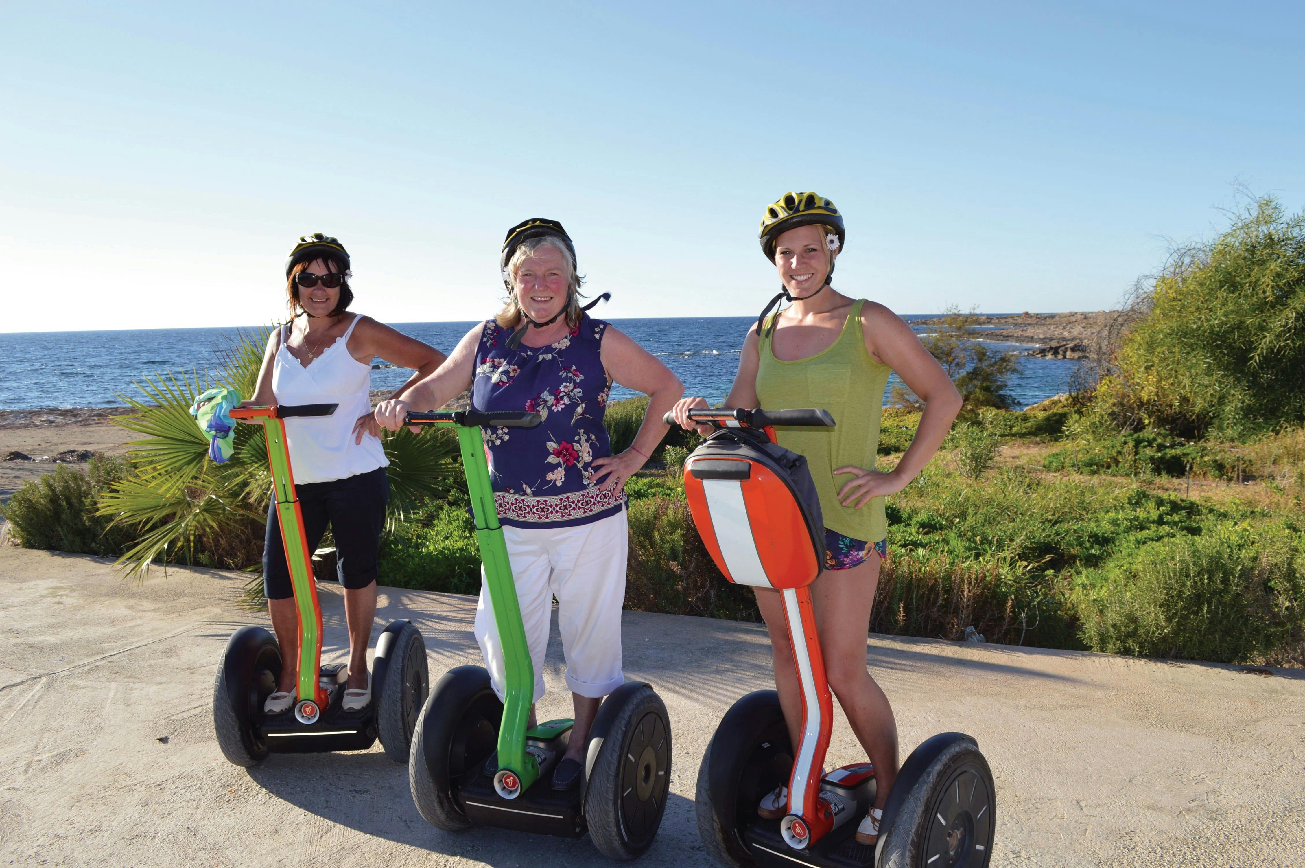 Paphos Electric Scooter Small Group Tour Ticket